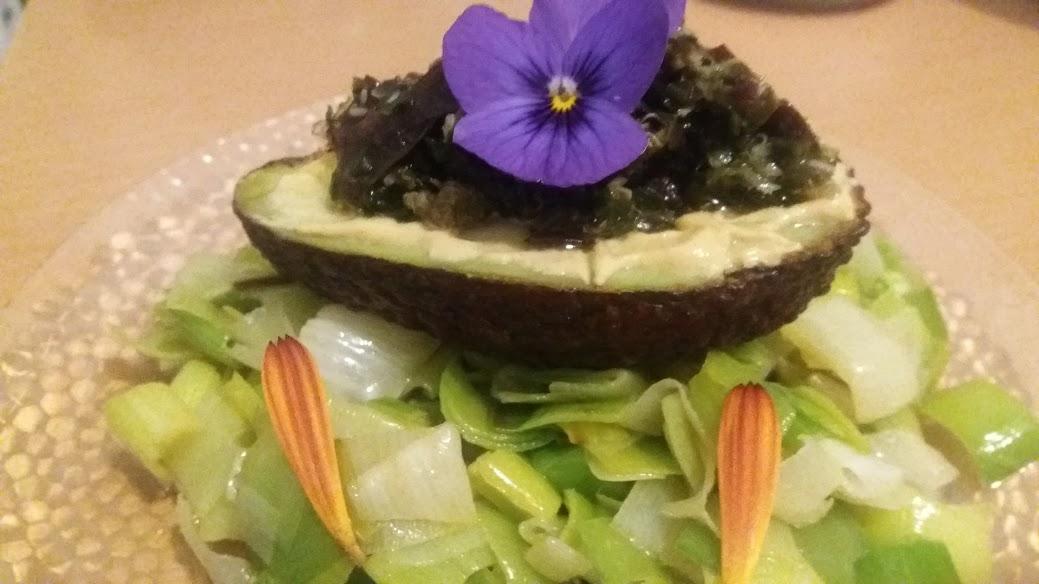 Avocat au tartare d algues